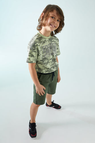 Boy  Bermuda Cargo Shorts With Pockets