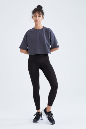 High-Waisted Ankle Leggings