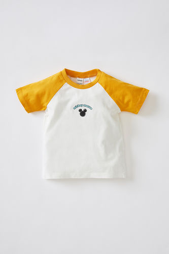 T-shirt à manches courtes sous licence Mickey Mouse pour bébé garçon
