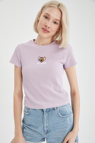 T-shirt court sous licence Tom et Jerry