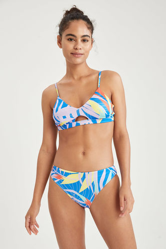 Tropik Desenli Bikini Altı