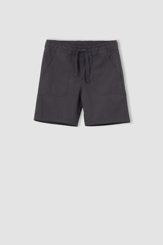Boy Regular Hem Pull On Relaxed Fit Bermuda Shorts