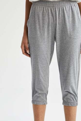 Grey WOMEN Regular Fit Jogger Short Sweatpants 2418667