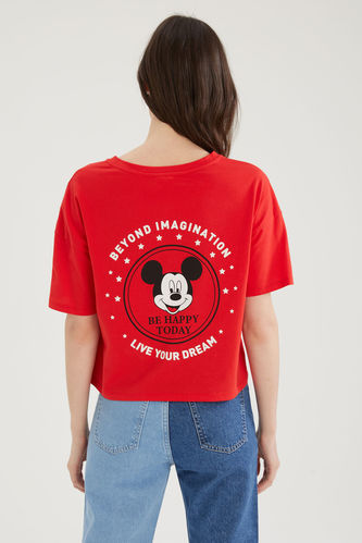Coool Mickey Mouse  Relax Fit Kısa Kollu %100 Pamuk Tişört