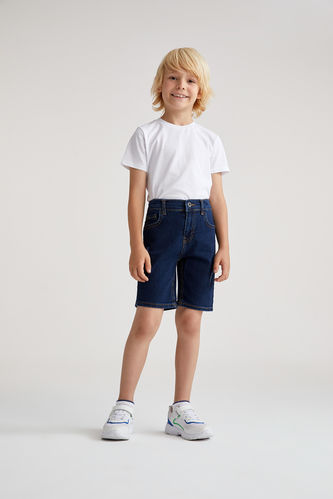 Boy Regular Fit Denim Jean Shorts