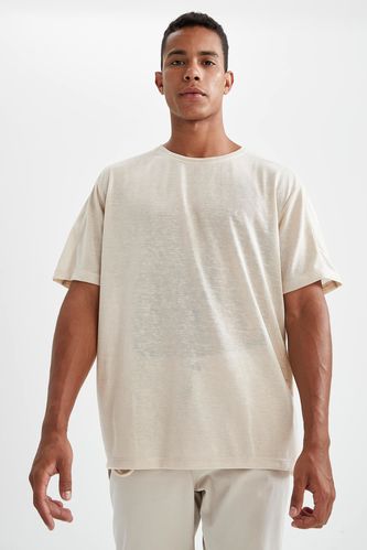 T-shirt basique à manches courtes coupe oversize