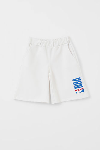 Girls' NBA Licensed Flexible Waist Shorts