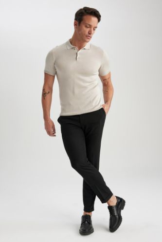 Jogger pants and polo on sale shirt