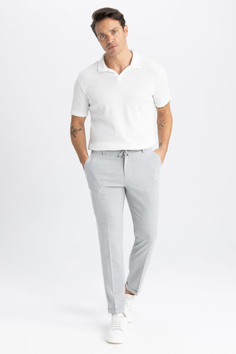 Jogger Fit Tie Waist Chinos