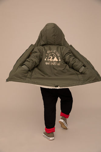 Куртка стандартного кроя с горами для малышей мальчиков