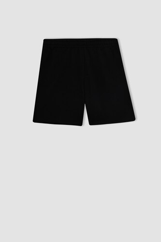 Regular Fıt İnce Sweatshirt Kumaşı Bermuda