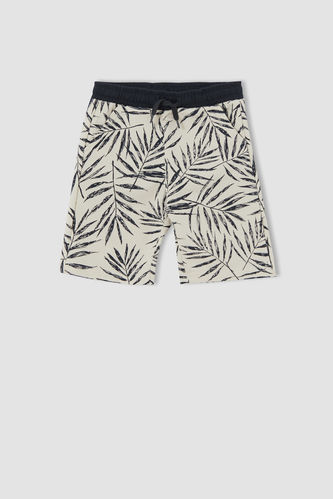 Boy Patterned Bermuda Shorts