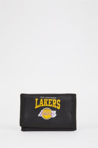 Erkek Siyah Erkek NBA Los Angeles Lakers Cüzdan