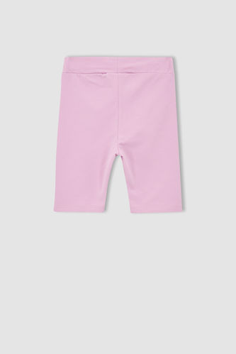 Baby Pink Basic Bike Shorts