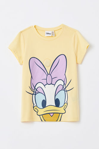 T-shirt à manches courtes Daisy Duck Licensed Touch Light pour fille