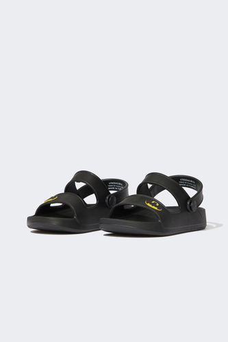 Boy Batman Velcro Flat Sole Sandals