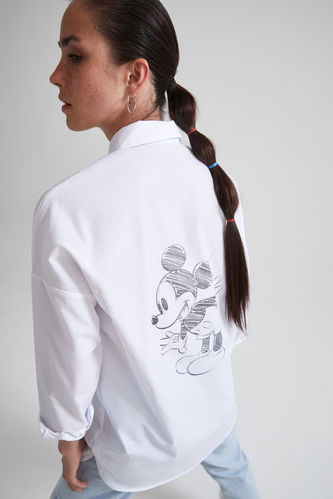 Modest- Licensed Mickey Mouse Long Sleeve Shirt