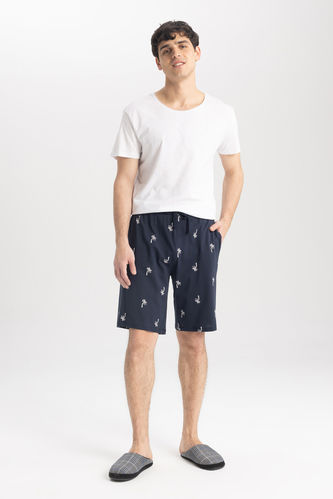 Regular Fit Patterned Pyjama Shorts