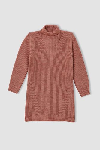 Rib-knit Sweater - Pink - Ladies