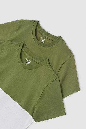 Boy Printed Short Sleeve Crew Neck T-Shirt (2 Pack)