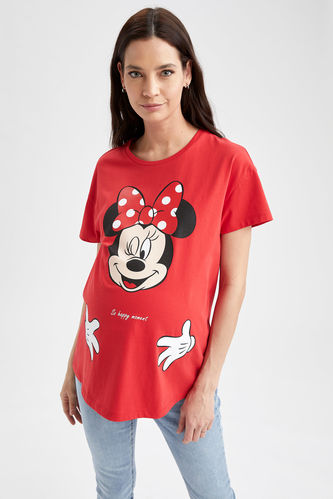 Disney Mickey & Minnie Лицензиялық Трикотаж Қысқа Қолды Жоғарғы Киімдер