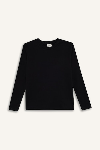 Girl Crew Neck Basic T-Shirt