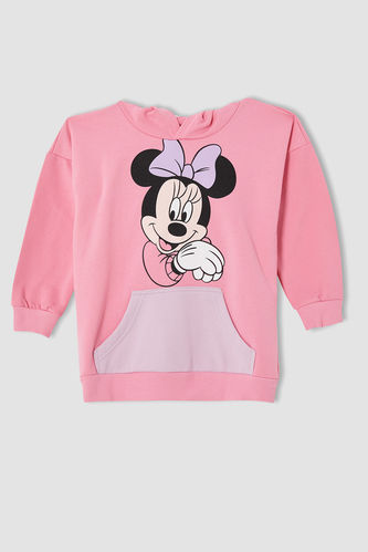 Свитшот свободного кроя Disney Mickey & Minnie для девочек