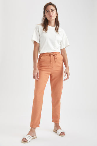 Relax Fit Stretch Waisted Woven Trousers