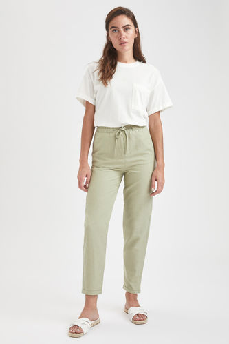 Modest- Relaxed Fit Stretch Drawstring Trousers