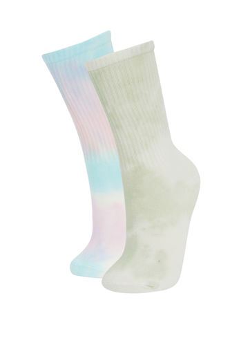 Batik Desen 2'li Soket Çorap