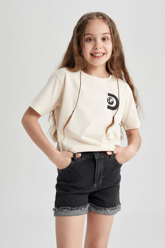 T-shirt à manches courtes sous licence Discovery Channel pour fille