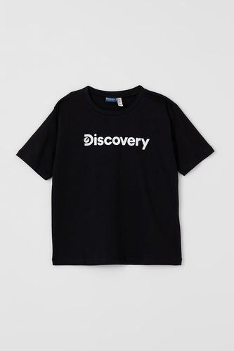 Kız Çocuk Discovery Channel Lisanslı Kısa Kollu Tişört