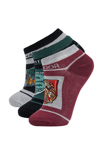 Erkek Çocuk Harry Potter Lisanslı 3'lü Patik Çorap