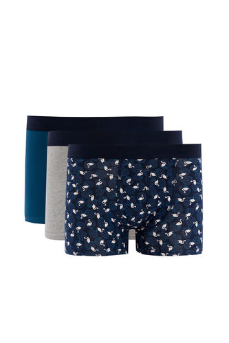 Patterned Stretch Boxers (3 Pack)