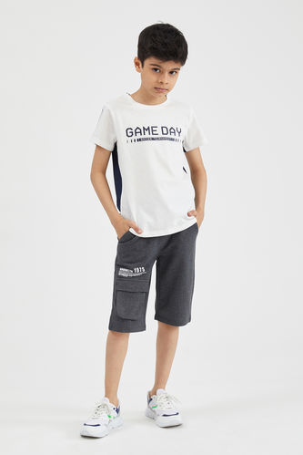 Boy Printed Cargo Shorts