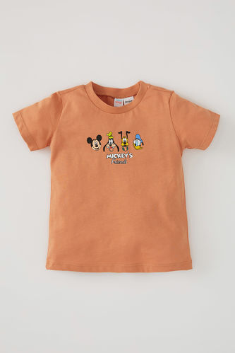 T-shirt à manches courtes sous licence Mickey Mouse pour bébé garçon