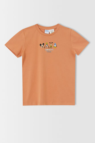 Erkek Çocuk Mickey Mouse Lisanslı Kısa Kollu Tişört