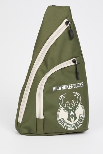 Erkek NBA Milwaukee Bucks Lisanslı Göğüs Çantası