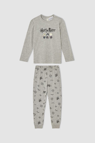 Kız Çocuk Harry Potter Uzun Kollu Pijama Takımı