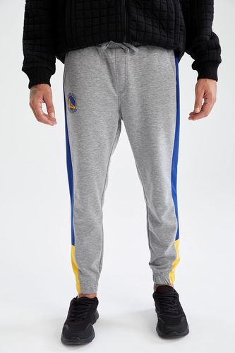 495 - FIT NBA Golden State Warriors Men's Track Pants Blue FB3661