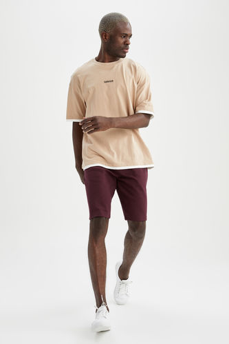 Basic Knit Bermuda Shorts