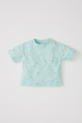 T-shirt à manches courtes en coton bio bébé garçon