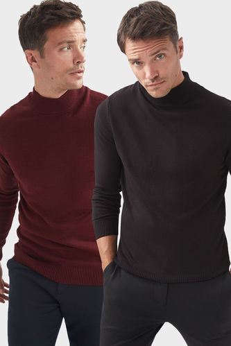 Slim Fit Turtleneck Sweater 2-Pack