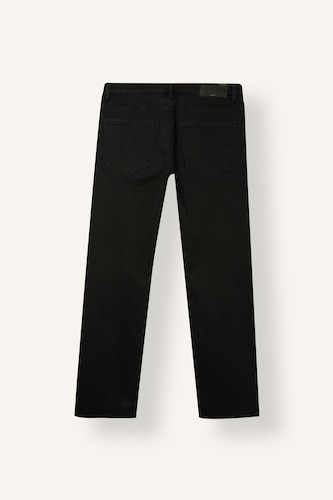 MAN Black Regular Fit Normal Waist Straight Leg Jeans