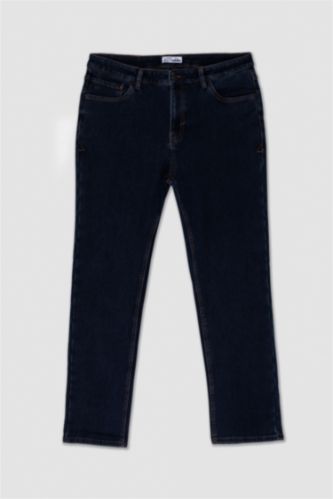 MAN Dark Blue Diago Comfort Fit Trousers