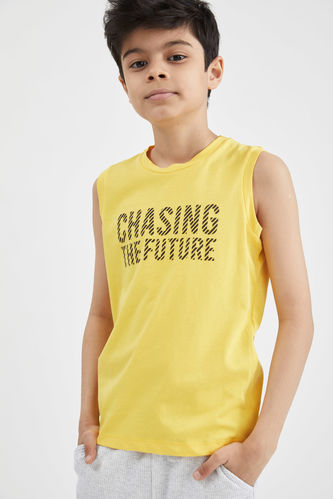 Boy Printed Sleeveless T-Shirt