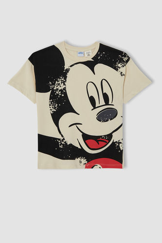 Boy Mickey Mouse Licensed Short Sleeve T-Shirt