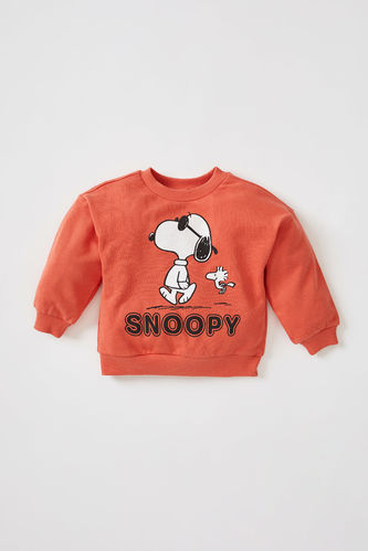 Erkek Bebek Snoopy Lisanslı Regular Fit Sweatshirt