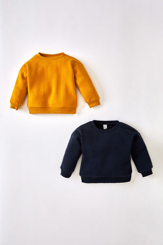 Basic Long Sleeve Sweatshirt (2 Pack)