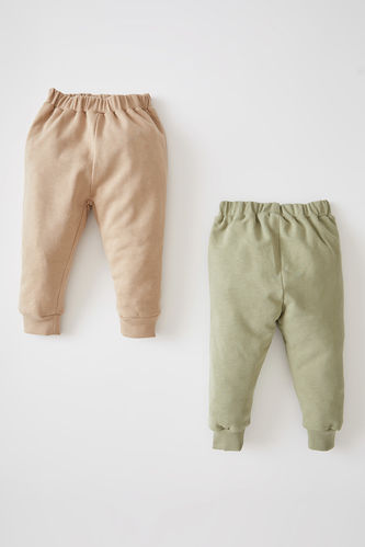 Lot de 2 pantalons de survêtement basiques pour bébé garçon